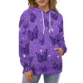 thumbnail image 4 of Dreamy Purple Butterfly Pattern (62)-1 3D Print Hoodie Men Women Autumn Thin Pullover Sweatshirt Vintage Streetwear Tops, 4 of 6