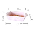 thumbnail image 2 of Rectangular Ceramic Baking Bowl Bivalve Baking Pan Baking Molds for Oven Microwave Dishwasher Safe, 2 of 6
