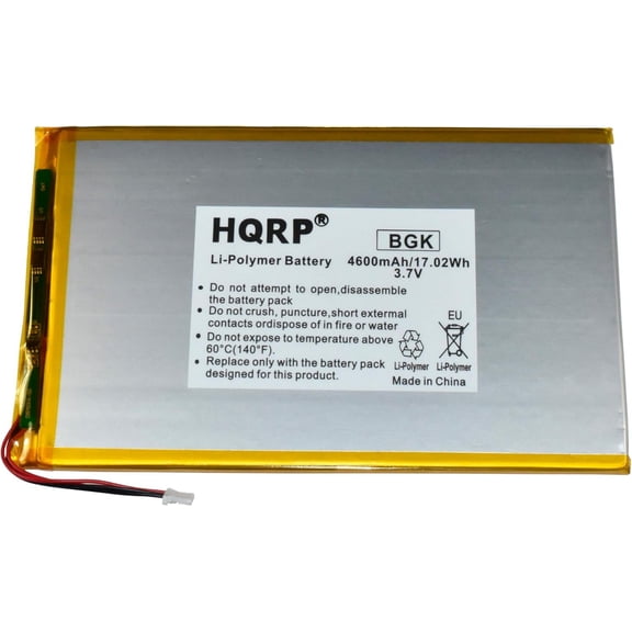 HQRP Battery fits RCA Cambio 10.1 W101SA23T1 Tablet 3.7v 4Ah 4600mAh
