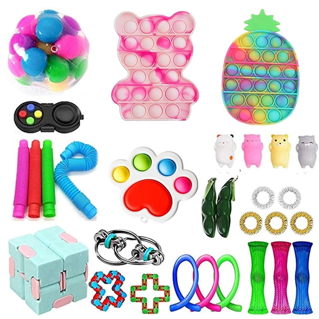 Juguete sensorial Push Bubble Fidget para aliviar el estrés del autismo