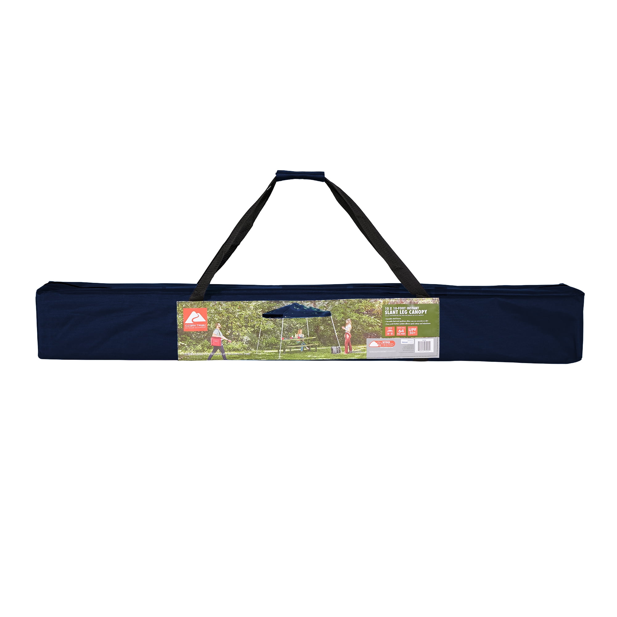 Free Shipping! Ozark Trail Canopy, 10x10 Feet Instant Slant Leg
