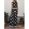 thumbnail image 5 of PRETTYGARDEN Women's Summer 2 Piece Lounge Sets Boho Floral Tank Tops Flowy Wide Peg Pants Travel Beach Vacation Outfits, 5 of 10