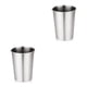 thumbnail image 3 of Wosthever Taza de café de acero taza de agua potable contenedor de bebidas de una sola capa soporte de vino a prueba de óxido regalo Camping Oficina al Plata 260ML 2piezas Wosthever CBP164773, 3 of 6