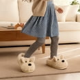 thumbnail image 7 of Fadezar Kids Fuzzy Slippers Winter Warm Cute Dog House Slippers Non Slip Indoor Puppy Shoes for Little Big Boys Girls, 7 of 7