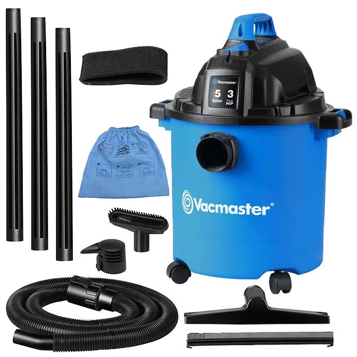 Vacmaster Lightweight 5 Gallon Wet/Dry Vac