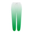 thumbnail image 4 of WERYOUNG Girls Boys Sports Pants Spring Summer Gradient Color Stretch Elastic Waist Drawstring Jogger Pants Toddler Versatile Sweat Pants,Green,7-8 Years, 4 of 6