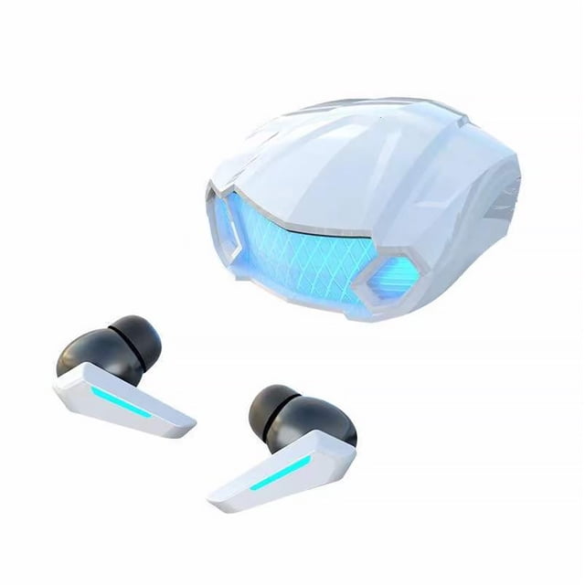 Auricular Wireless 42dB Dinámico Dual Chips 5.2 Bluetooth Compatible con Auriculares de Auricular In-Ear Auriculares Inicio Auriculares con micrófono blanco Eigraketly EL016104-03B