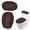 brown, variant on Tripumer 2 PcsToilet Covers Elegant Toilet Lid Cover and Toilet Tank Lid Cover for Bathroom Modern Home Decor Black