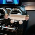 thumbnail image 2 of Car Phone Holder Cute Cartoon Air Vent Mount Universal Clip Bracket Phone Stand Car Mobile Navigation Support, 2 of 7