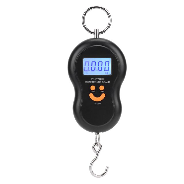 Hanging Electronic Travel Scale Gourd Shape Compact Portable Backlit Luggage Hanging Hook Scale with LCD Display
