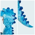 thumbnail image 5 of Joyfy Halloween Realistic Blue Tyrannosaurus Rex Children's Dinosaur Costume (with Egg) Suitable for Infant and Toddler Halloween Dress up Party, 5 of 7