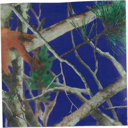 Purple Camo Beverage Napkins 16 Pack