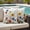 White, variant on Pack of 2 Outdoor Pillow Covers 16x16 Inch Waterproof Red Blue Yellow Spring Floral Throw Pillow Covers,Decorative Couch Pillow Case Sham Blooming Summer Botanical Patio Pillowcases Cushion Cover