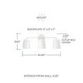 thumbnail image 2 of Austin Allen - Pratt - 3 Light Bath Vanity In Modern Style-9.5 Inches Tall and, 2 of 5