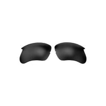 Walleva Black Polarized Replacement Lenses for Bolle Parole Sunglasses