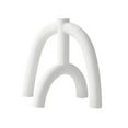 thumbnail image 1 of CNKOO Candle Holder Stable Base Shatterproof Abstract Minimalism Nordic Style Decorative Ceramic Geometric Shape Candle Stand for Living Room, 1 of 8