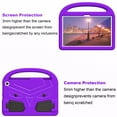 thumbnail image 4 of Portable Heavy Duty Kids Case for Amazon Fire Max 11 13th Generation 2023, EVA Shockproof Armor Military Grade Lens Protection Case with Kids Friendly Handle Foldable Stand Bracket Case, Purple, 4 of 10