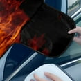 thumbnail image 4 of Xoenoiee Horse Fire Lightning Print Windshield Snow Ice Covers 55.9" x 37.7" Shade Waterproof Sun Protection Universal Fit for Cars, Trucks, SUVs, MPVs, 4 of 7