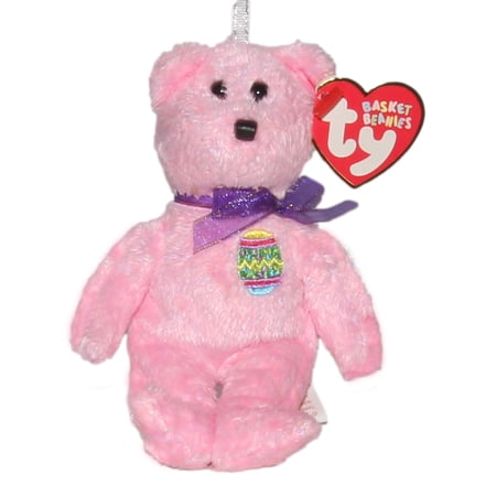Ty Basket Beanie: Eggs the Bear | Stuffed Animal | MWMT price history on PriceWatchPro