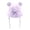 Purple#01, variant on Jinhomg Toddler Bear Ear Bucket Hat Cute Cotton Breathable Baby Sun Hat with Chin Strap and UPF Protection Outdoor Summer Hats 1-3Y,Purple