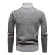 thumbnail image 4 of pstuiky camisetas de manga larga para hombre, Suéter informal de manga larga con cuello alto y cremallera gruesa y sólida para hombre camisetas de hombre xxxl, 4 of 5