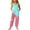 P149 Mint Green, variant on Tfken Overalls For Girls Summer Sleeveless Ice Graphic Comfy Casual Jumpsuit With Pockets Daily Wear Child Fashion Clothes Size 5-6 Years Green