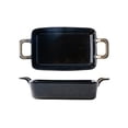 thumbnail image 1 of 600ML Ceramic Double Ear Baking Pan Vintage Kiln Change Restaurant Household Vegetable Plate Baking Cheese Baking Rice Plate, 1 of 4