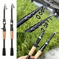 thumbnail image 6 of CAl Jianling CAI Jianling Telescopic Lure Rod 1.5M 1.8M 2.1M 2.4M Carbon Spinning Rod Baitcasting Fishing Pole 8g-25g Wooden Handle Casting Fishing Tackle, 6 of 8
