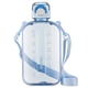 thumbnail image 1 of Termos para agua de 750 ML, taza portátil transparente a prueba de fugas, vasos de verano (azul), 1 of 8