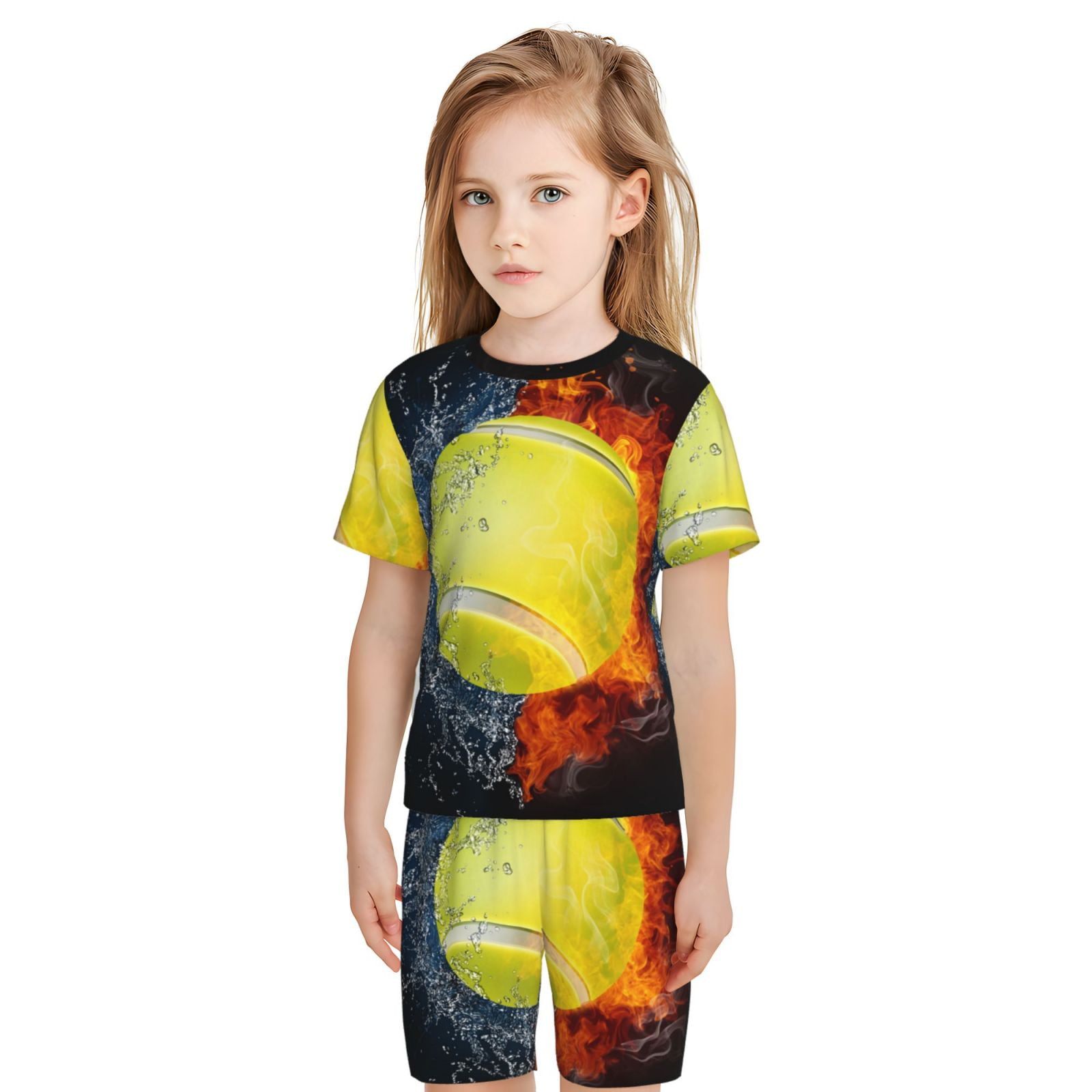 Hirioo Tennis Ball In Fire And Water Hirioo-Small