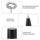 thumbnail image 3 of Mezclador de Bebidas Eléctricas, Potente Eléctrico Portátil Portátil para Huevos, 3 of 7