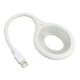 thumbnail image 3 of Voice Control Reading Light, USB Voice Reading Light Multi Directional Bending 2m Sound Control Distance 24 LED Beads  For Home 1Pcs, 3 of 8