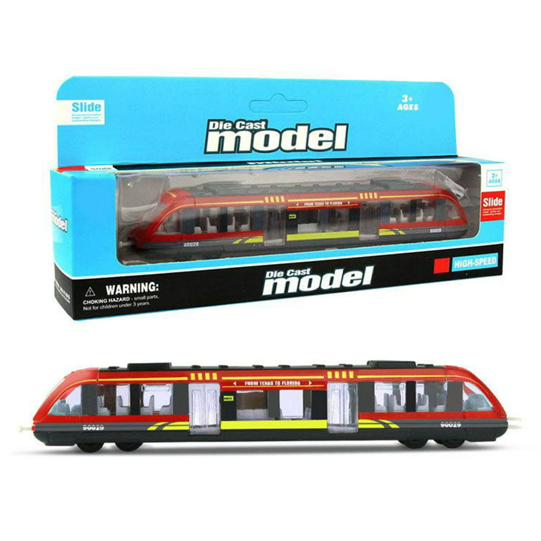 Hot Bee Train Set for Boys, Metal Alloy Electric Trains Model with Steam  Locomotive & Tracks,Christmas Gifts for 3 -8 Years Old Kids 