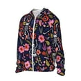 thumbnail image 2 of Easygdp Dancing Skeletons Floral Garden Lightweight Long Sleeve Sun Shirt Sports long-Sleeved Sun Protective Clothing, Quick Drying Breathable - X-Large, 2 of 9