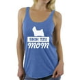 thumbnail image 1 of Awkward Styles Women's Shih Tzu Mom Graphic Racerback Tank Tops Funny Little Lion Mom, 1 of 4
