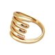 thumbnail image 3 of Anillo Zvezda de Chapa de Oro de 18 k diseño Garra dorado, 3 of 3