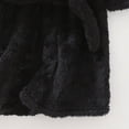 thumbnail image 5 of Boys Girls Soft Coral Fleece Bathrobe,Warm Hooded Sleep Robe with Waist Belt,Cute Cartoon Design,for 18 24 Months 3T 4T 5T 6T Toddlers,Multi-Use Lounge Wear Kids Pajamas,Black,Size 4-5T, 5 of 6