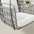 thumbnail image 2 of Kaliah Swing Chair in Light Gray White, 2 of 9