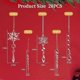 thumbnail image 3 of Christmas Ornaments Set for Tree Decorations, Hanging Acrylic Crystal Snowflake Christmas Decoration Icicle Drop Decorations for Winter Christmas Tree, 3 of 4