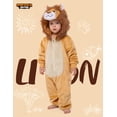 thumbnail image 2 of Pijama Costume Spooktacular Creations con forma de león para Halloween, bebé, 2 of 6