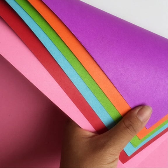 Artkids Cardstock Paper for Kids Crafts, 100 Sheets Assorted Colors, Heavy Duty Construction Paper for School Projects (100-Count)