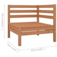 thumbnail image 5 of vidaXL 5 Piece Garden Lounge Set Solid Pinewood Honey Brown, 5 of 5