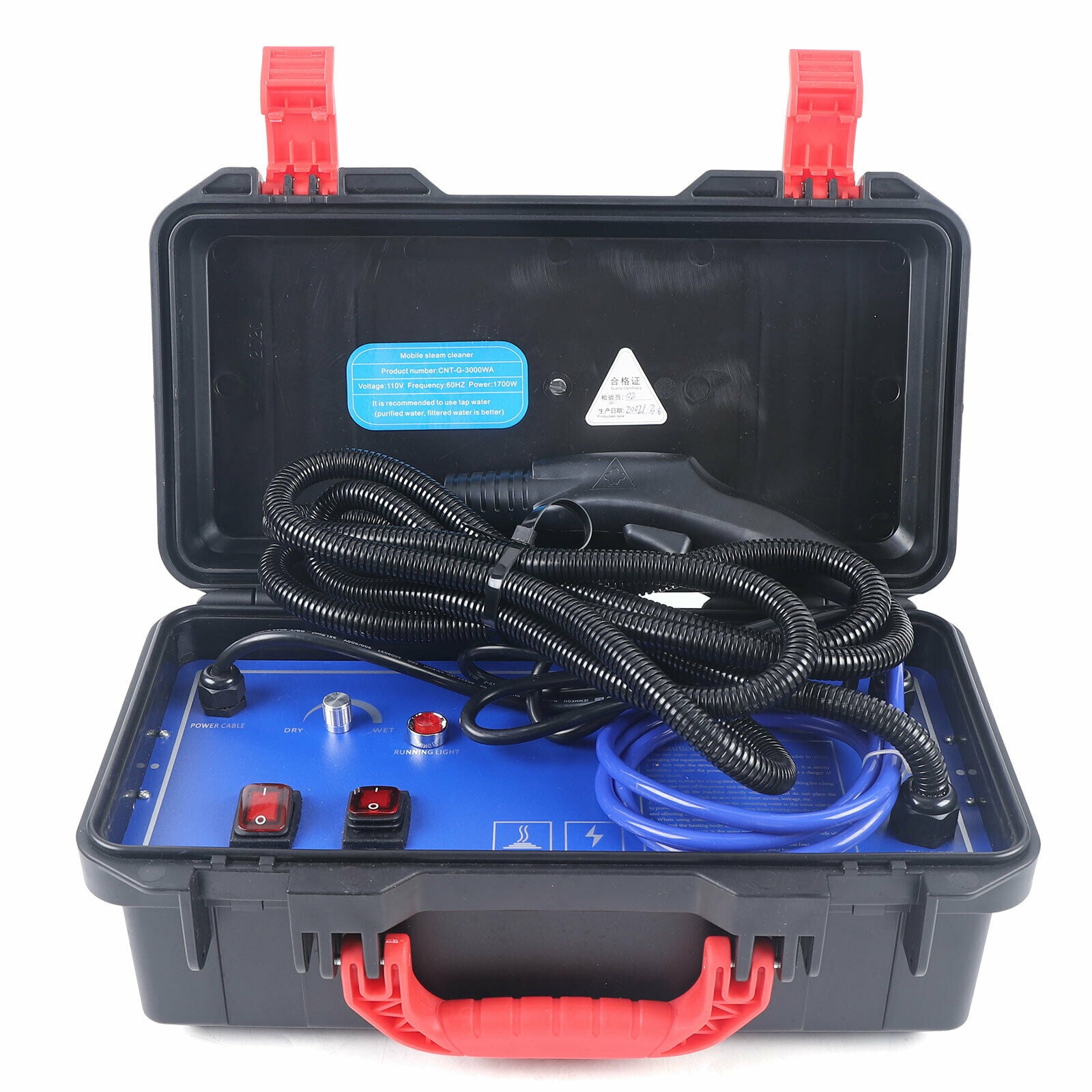 OUKANING 1700W Electric Steam Cleaner Car Carpet Cleaner