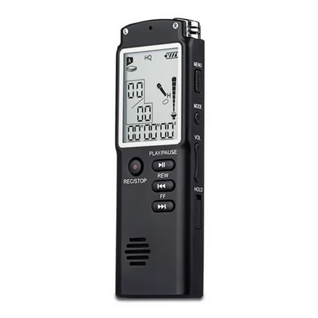 Grabadora de voz profesional USB de 32 GB, dictáfono, grabadora de voz digital con reproductor de MP3 WAV