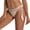 Beige, variant on Triangle Bikini for Women Knitted Rope Bikini Knitted Mesh Pattern Solid Color Bathing Suit Side Tie Swimsuits Beachwear