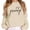 Beige, variant on Grammy Crewneck Sweatshirt for Women 2026 Trendy Casual Grandma Graphic Sweatshirts Womens Pullover Top