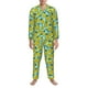 thumbnail image 3 of Fotbe Lemon1 Pijama de Hombre con Estampado de Manga Larga, Conjunto de 2 Piezas, Ropa de Dormir Suave y Cómoda con Bolsillos-Large, 3 of 7