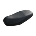 thumbnail image 4 of Funda para asiento de motocicleta de piel sintética, cómoda, transpirable y con protección solar. Negro, 4 of 9