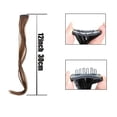 thumbnail image 3 of 12Inch Synthetic Elegant Curly Wave Clip-In Side Bangs Long Hair Extensions Wig, 3 of 6
