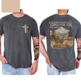 thumbnail image 3 of Christian Double Sided T-Shirt for Men – Faith-Based Deer Hunting Graphic Tee, Religious Hunter Shirt for Dad, Baptism and Outdoor Gift, 3 of 7